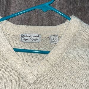 Michael Jordan Cream long sweater like